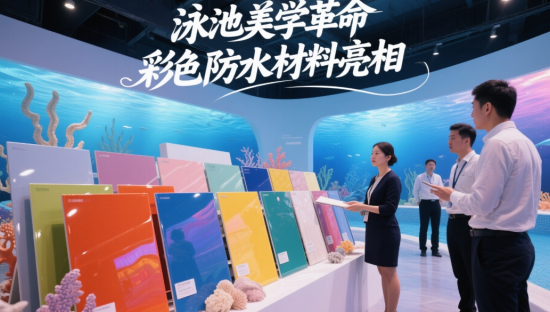 泳池美學(xué)革命：彩色防水裝飾一體化材料以搪瓷工藝打造海底景觀