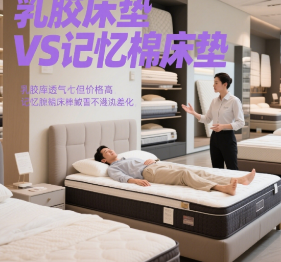 乳膠中國(guó)床墊品牌VS記憶棉床墊：6維度深度對(duì)比，這樣選省30%預(yù)算!